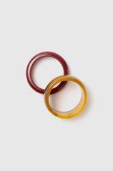 Oxblood and Tortoise Rita Bangle Set